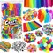 Arts & Crafts Supplies Kits & Materials Set for Kids, Toddler & Organizer Storage Tote Bag